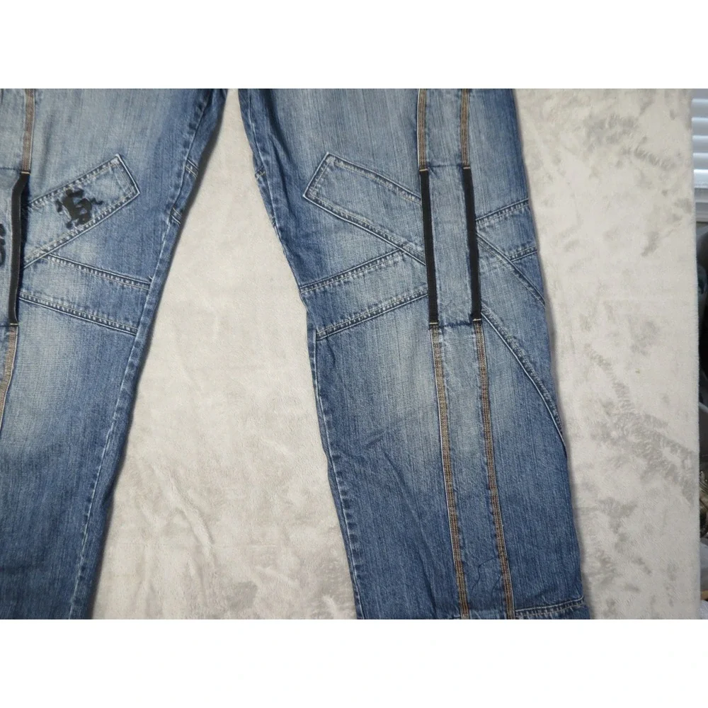Vintage Marithe Francois Girbaud Jeans Mens  Blue Shuttle Tape Baggy Streetwear